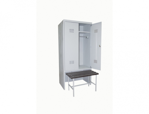 Шкаф гардеробный  с выдвижной скамьёй ШГС/600 СК