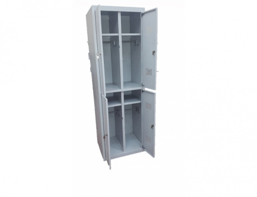 шкаф гардеробный металлически ШГС-1850/600/24   3