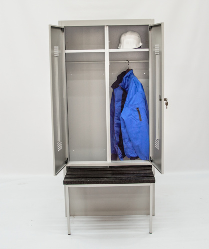 Шкаф гардеробный  с выдвижной скамьёй ШГС/600 СК  4